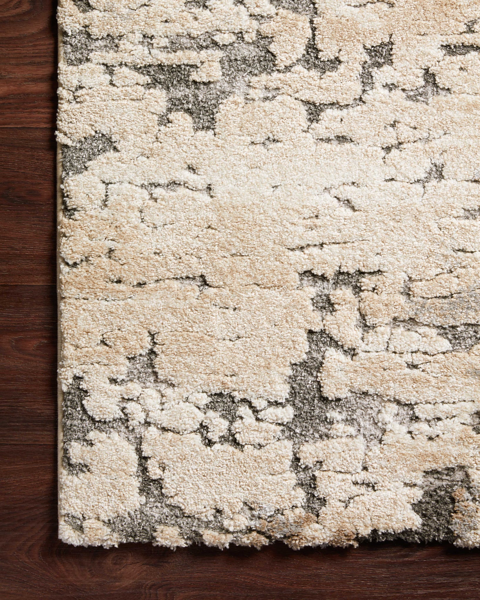 Theory Taupe / Grey (Pattern 2) shown from a different angle to reveal its pattern.