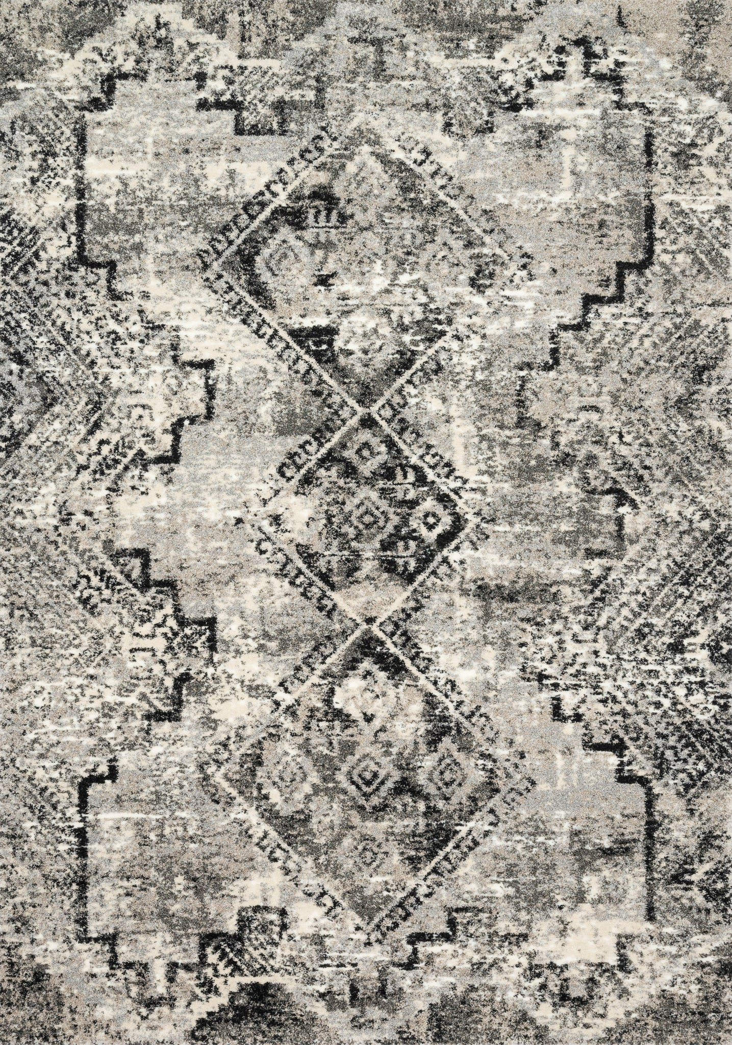 Viera Grey / Black — a Loloi rug at Laurie Yapp Home.