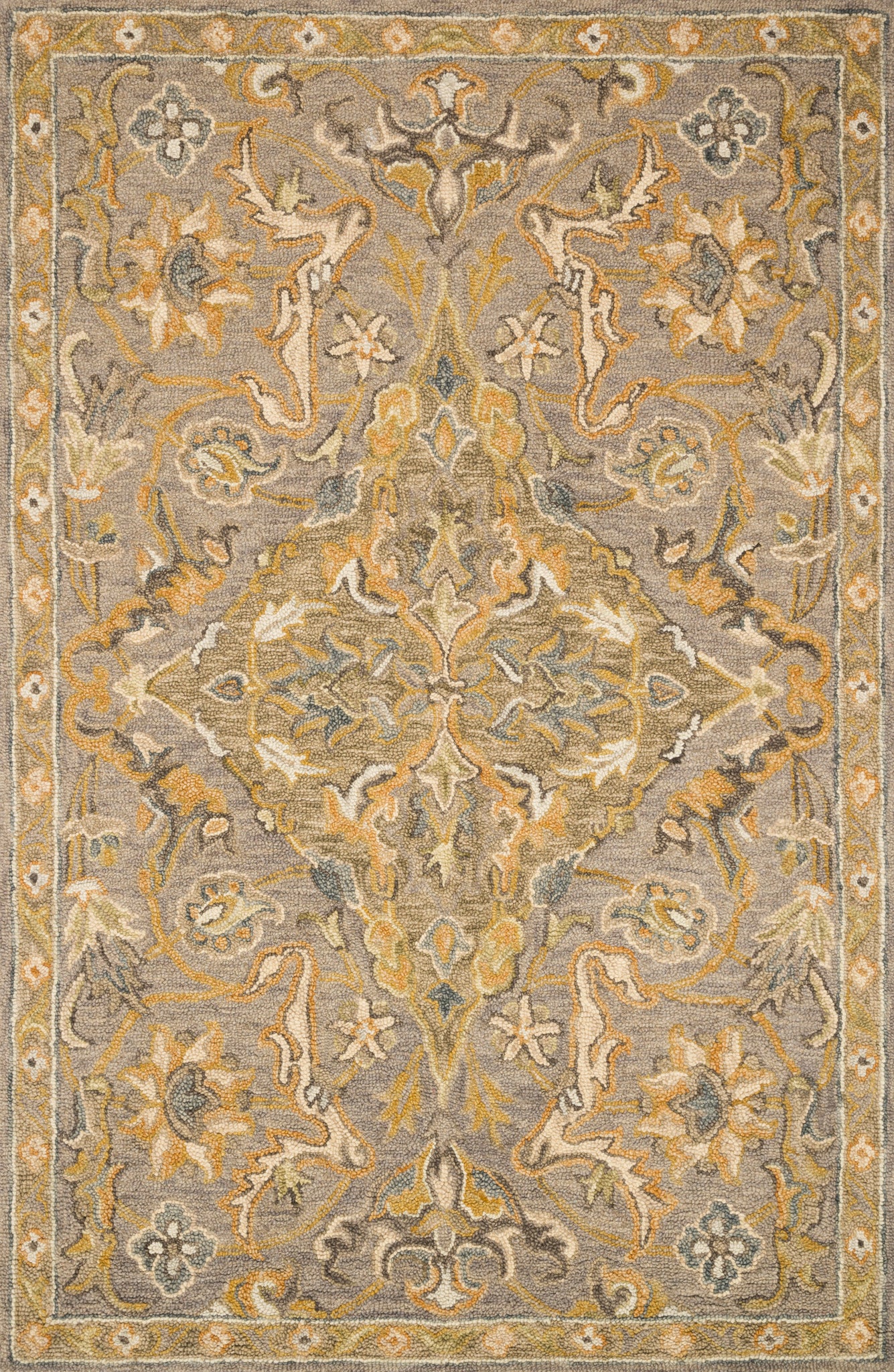 Victoria Grey / Multi — a Loloi rug at Laurie Yapp Home.