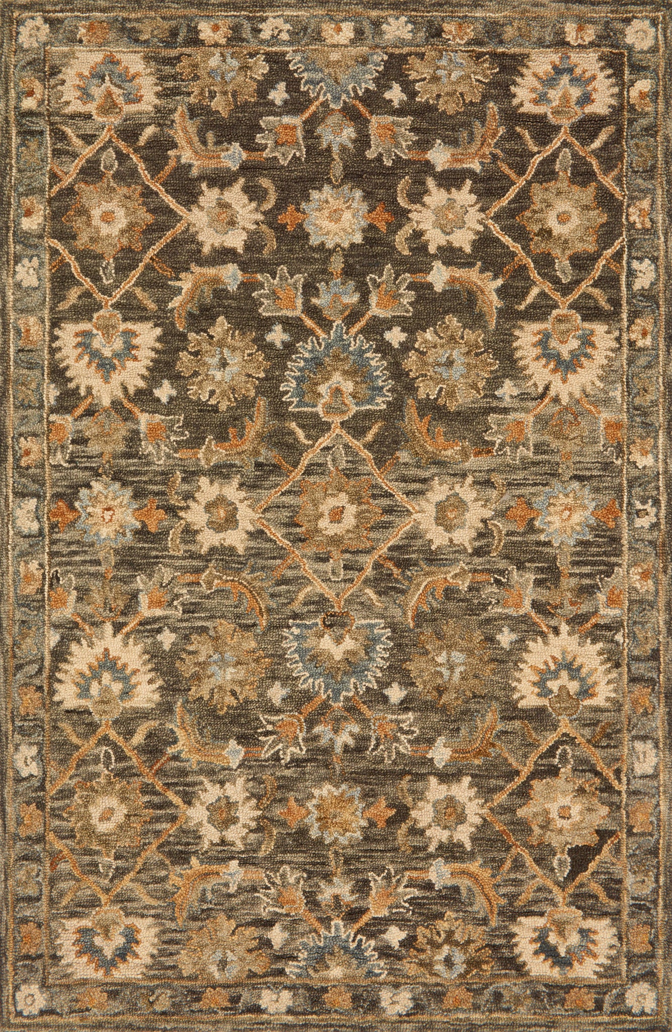Victoria Dk Taupe / Multi — a Loloi rug at Laurie Yapp Home.