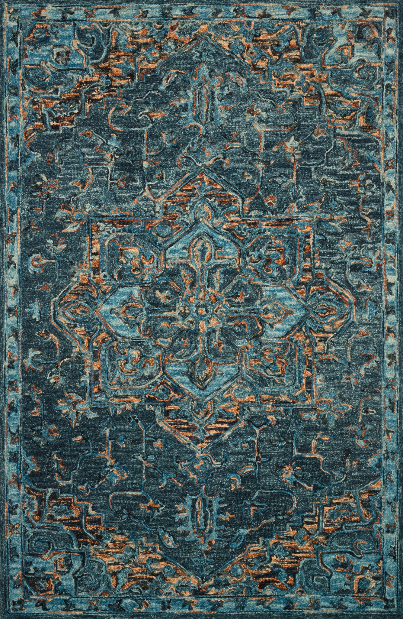 Victoria Teal / Multi — a Loloi rug at Laurie Yapp Home.