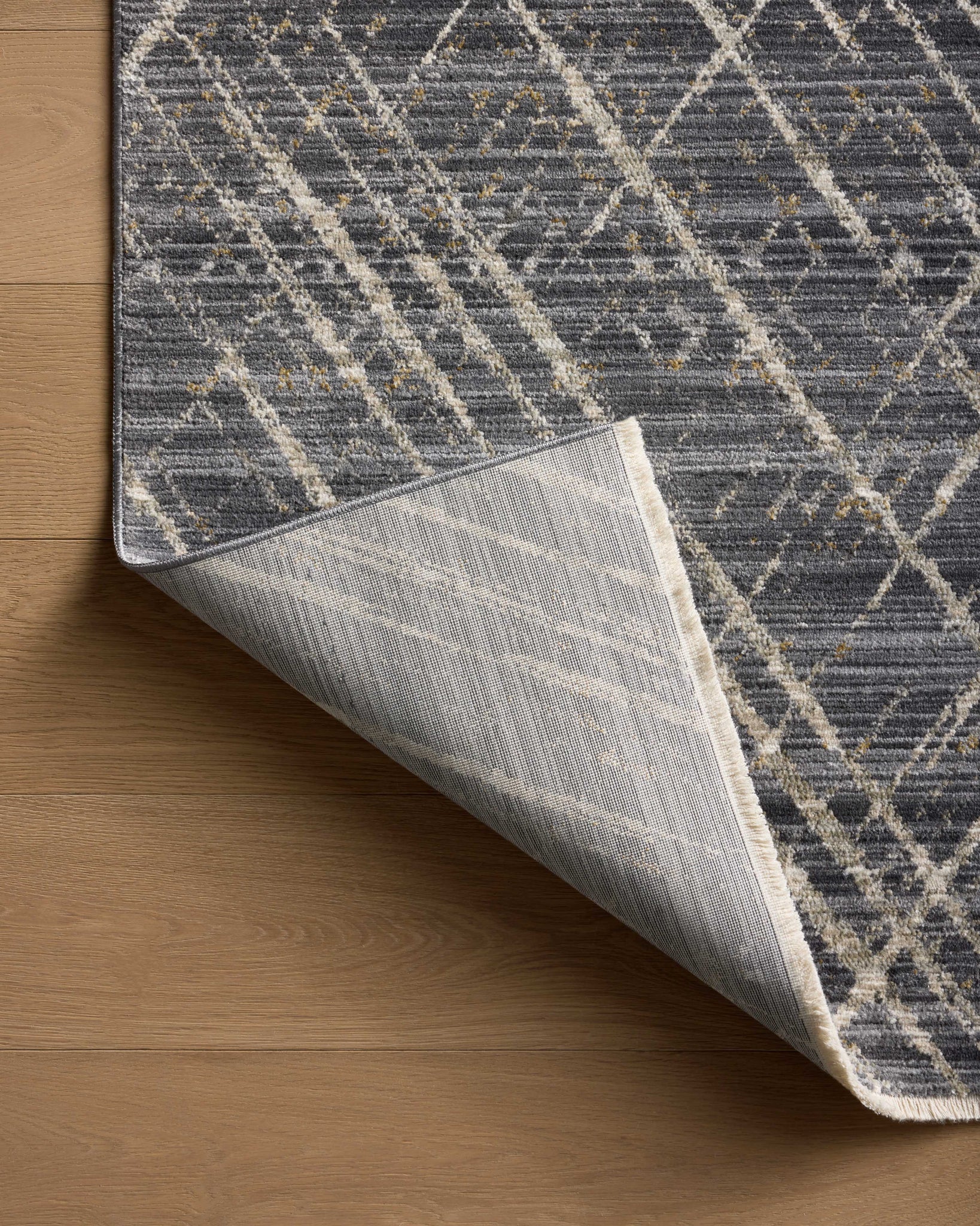 Wade Midnight / Beige shown from a different angle to reveal its pattern.