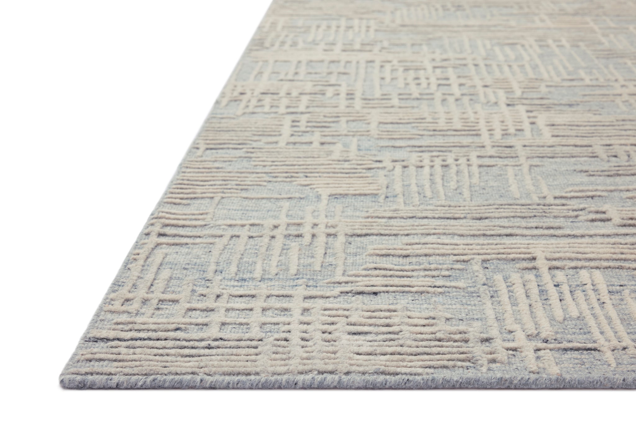 Woodriff Blue / Bone shown from a different angle to reveal its pattern.