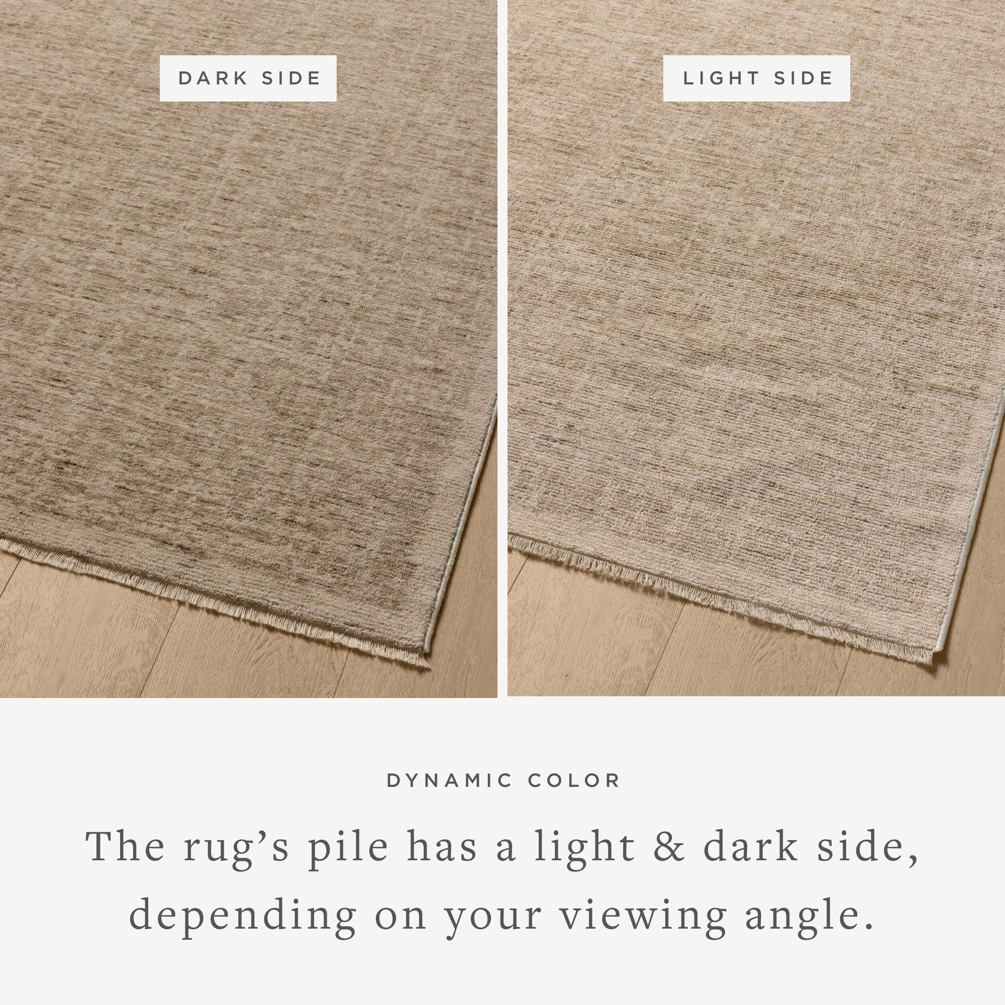 Winston Taupe / Bone shown from a different angle to reveal its pattern.