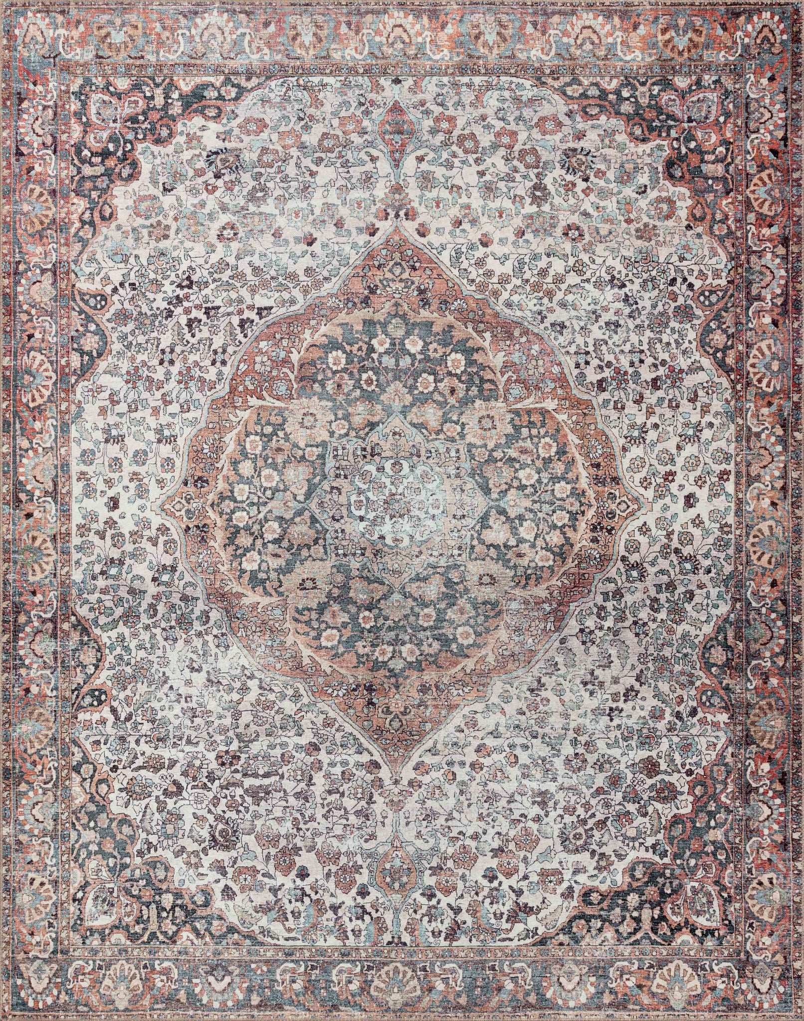 Wynter Red / Multi — a Loloi rug at Laurie Yapp Home.