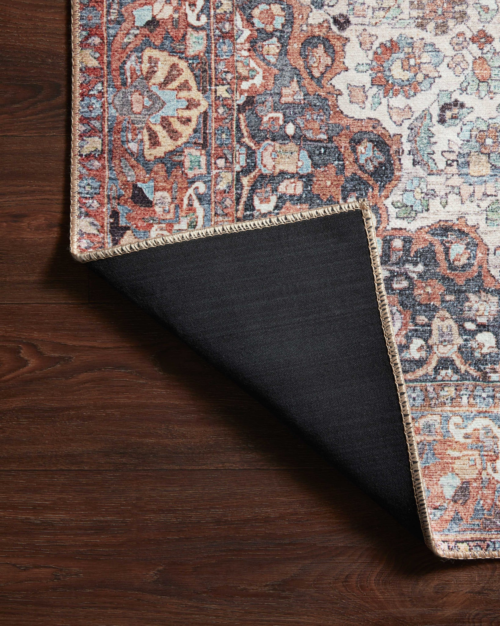 Wynter Red / Multi shown from a different angle to reveal its pattern.