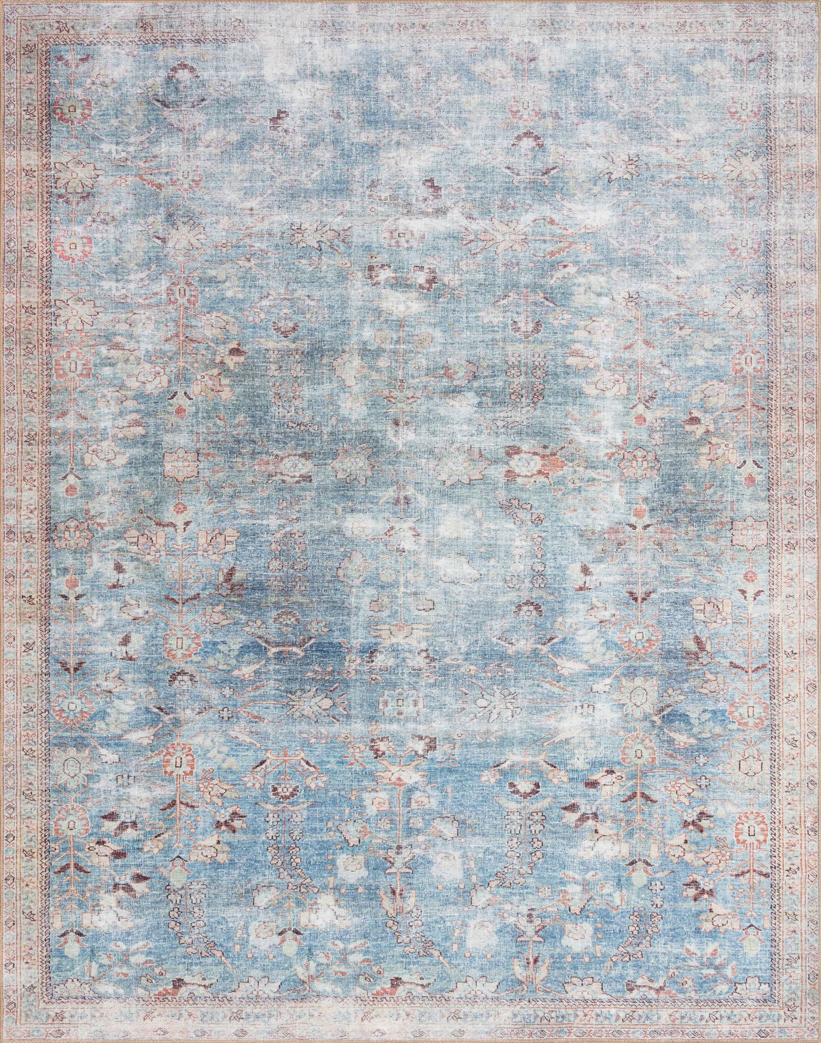 Wynter Teal / Multi — a Loloi rug at Laurie Yapp Home.
