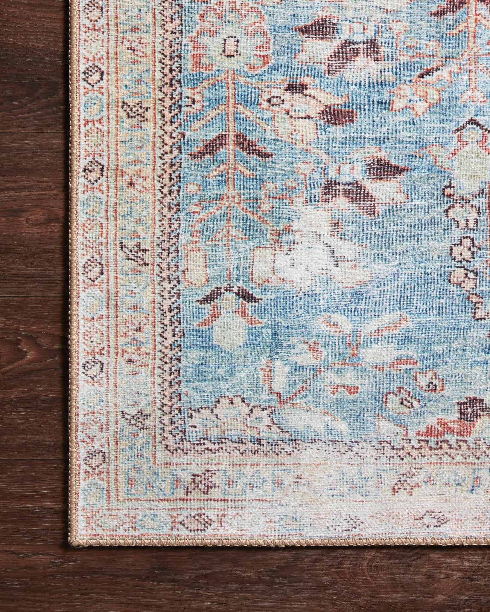 Wynter Teal / Multi shown from a different angle to reveal its pattern.