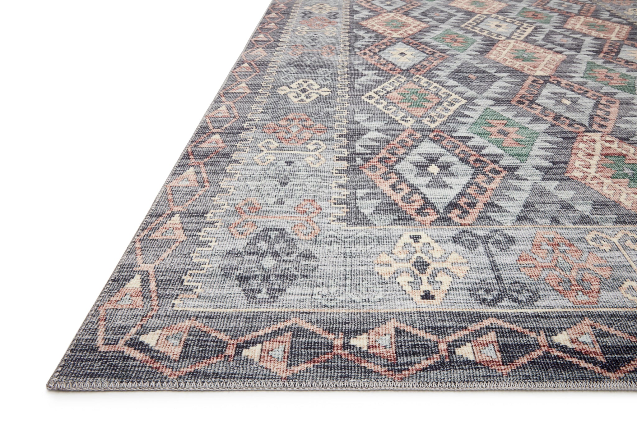 Zion Grey / Multi shown from a different angle to reveal its pattern.