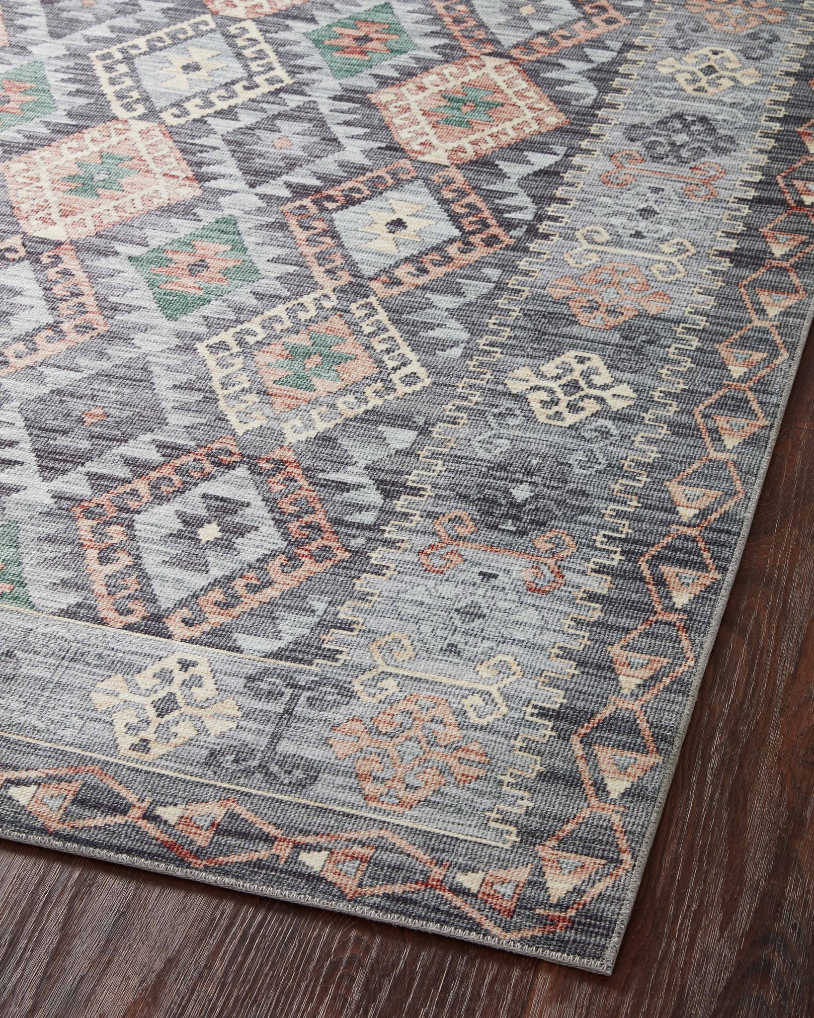 Zion Grey / Multi shown from a different angle to reveal its pattern.