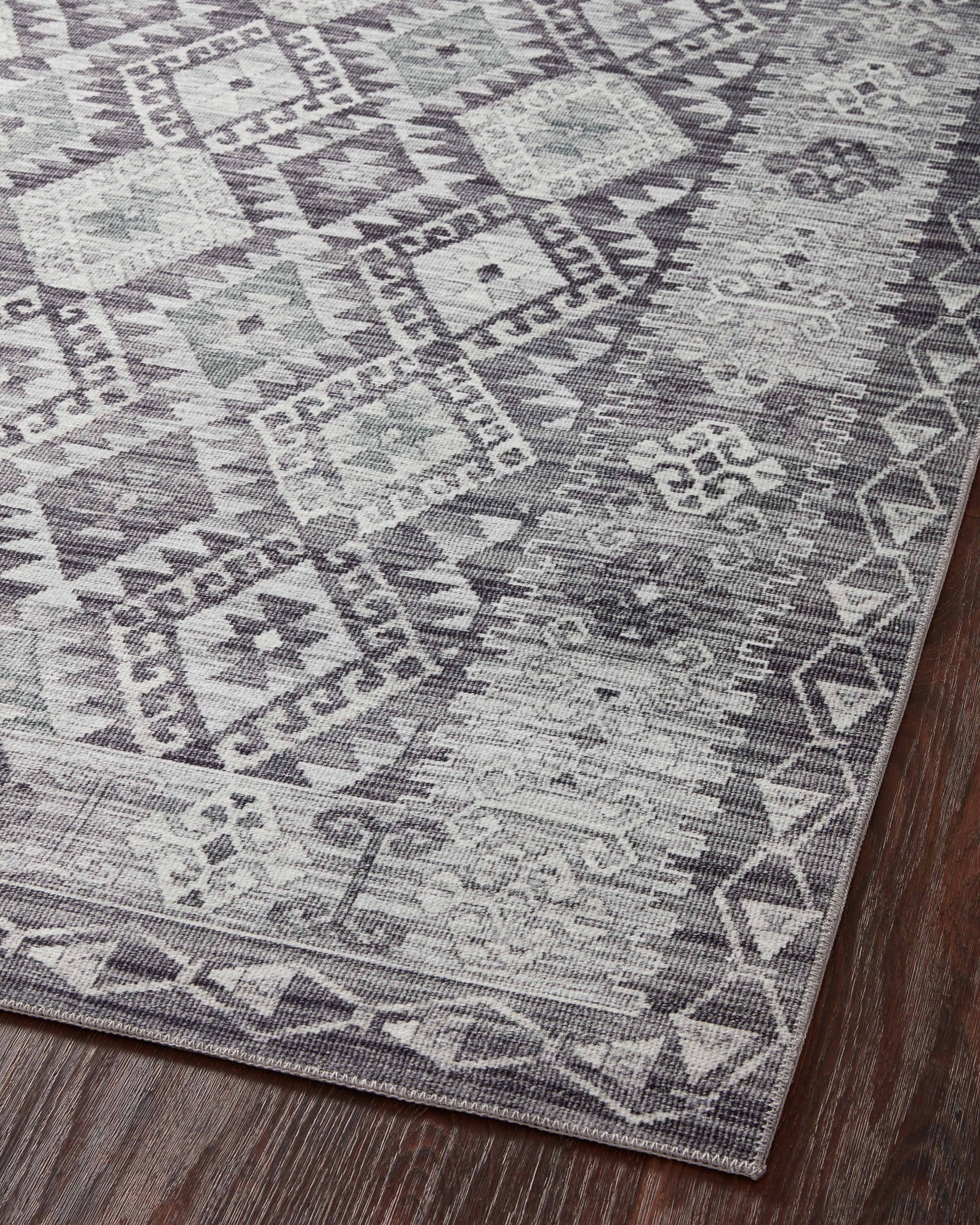 Zion Charcoal / Slate shown from a different angle to reveal its pattern.