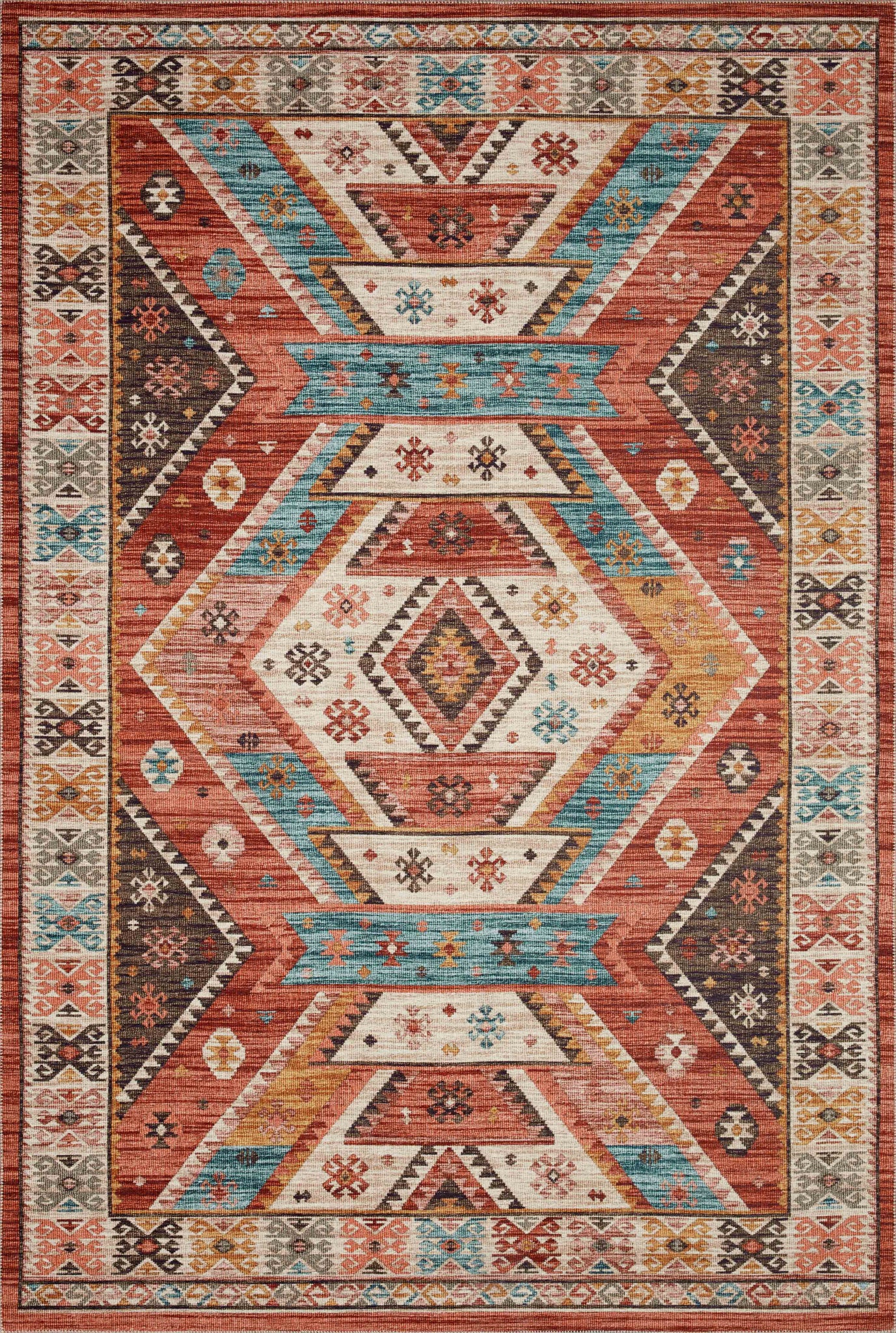 Zion Red / Multi — a Loloi rug at Laurie Yapp Home.