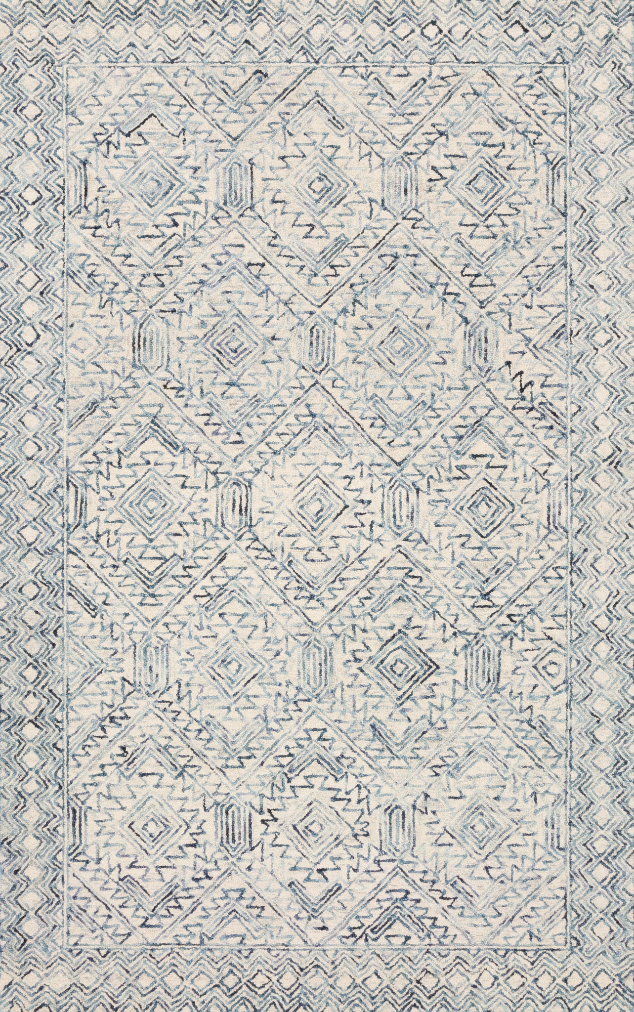 Ziva Bluestone — a Loloi rug at Laurie Yapp Home.