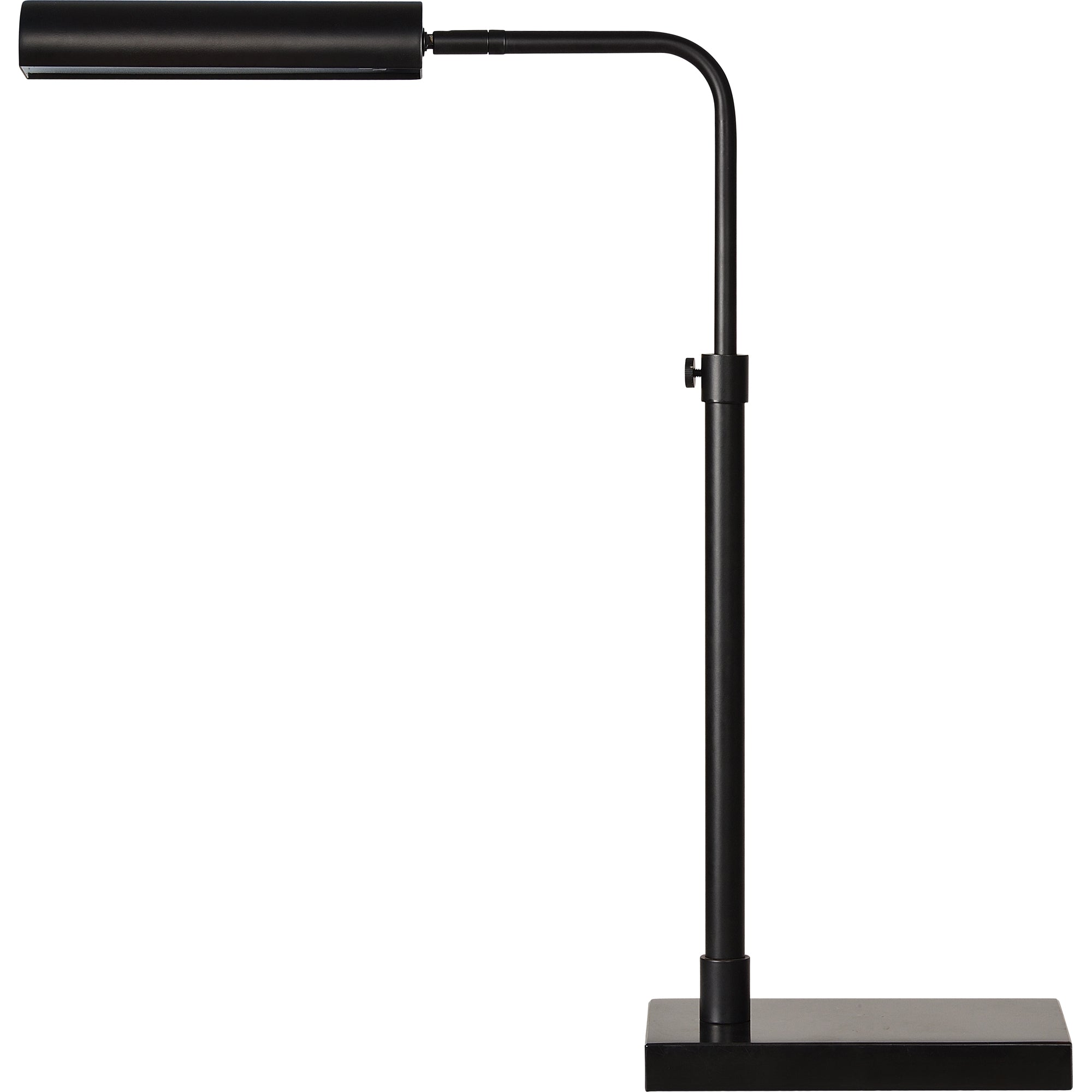 Fabolia Table Lamp in black with a sleek, modern design and a rectangular base.