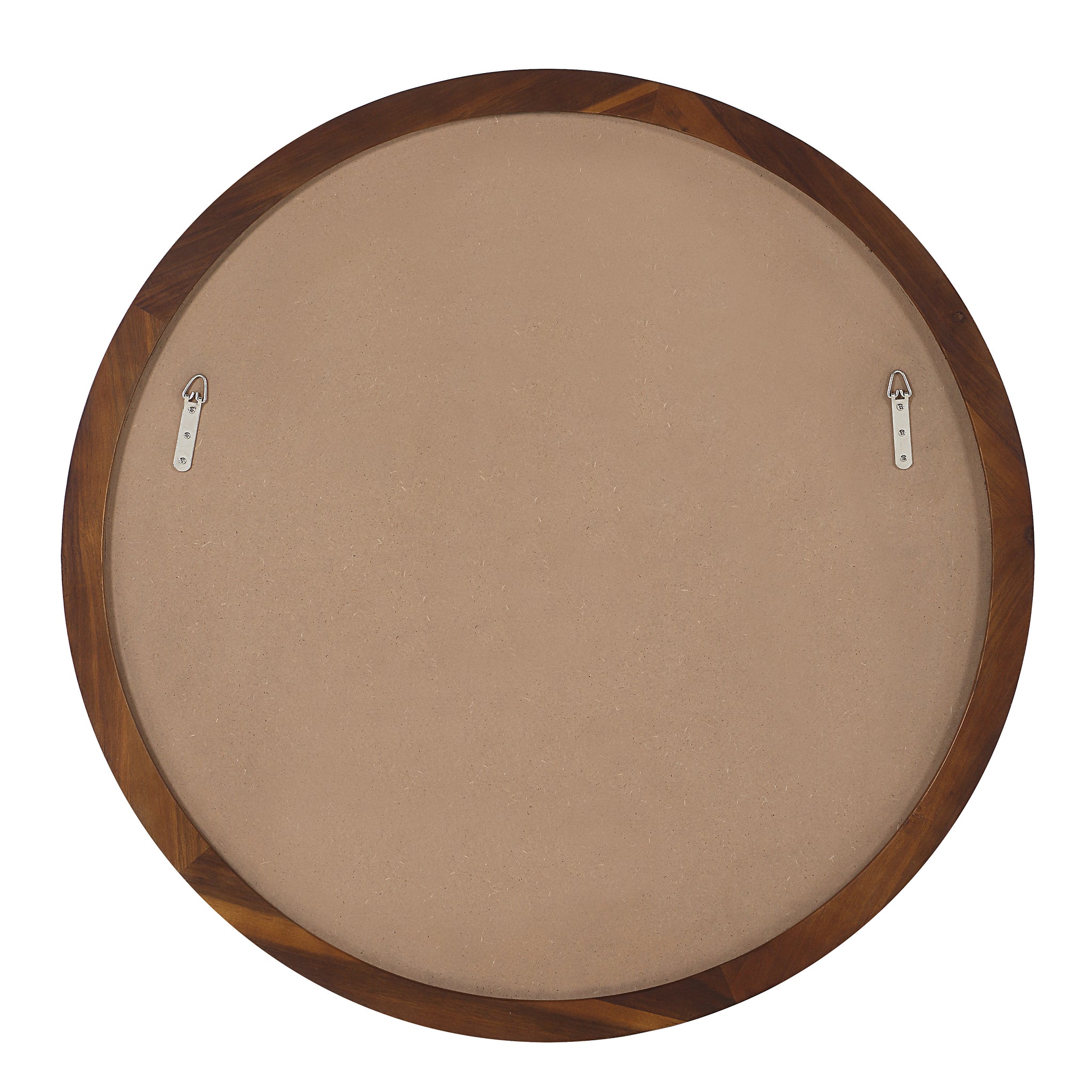 Back view of Cabiria mirror showing a smooth surface and mounting hardware.