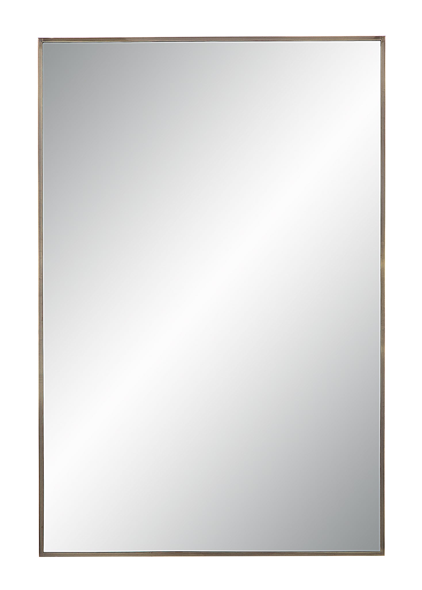 Cider Wall Mirror with a sleek silver frame, showcasing a clear reflective surface.