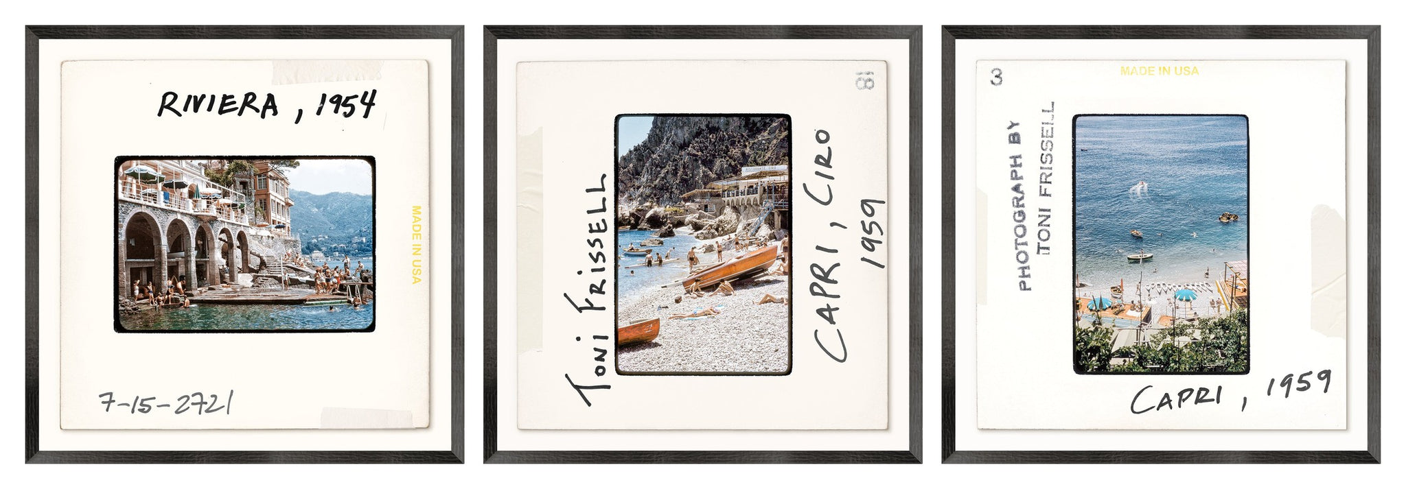 Toni Frissell Italian Riviera Trio Bundle - composite