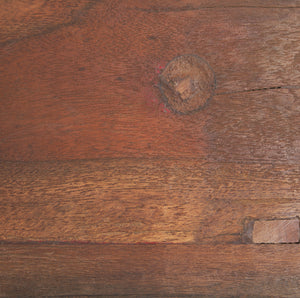 Estelle Rustic Brown Reclaimed Wood Console Table shown from another angle.