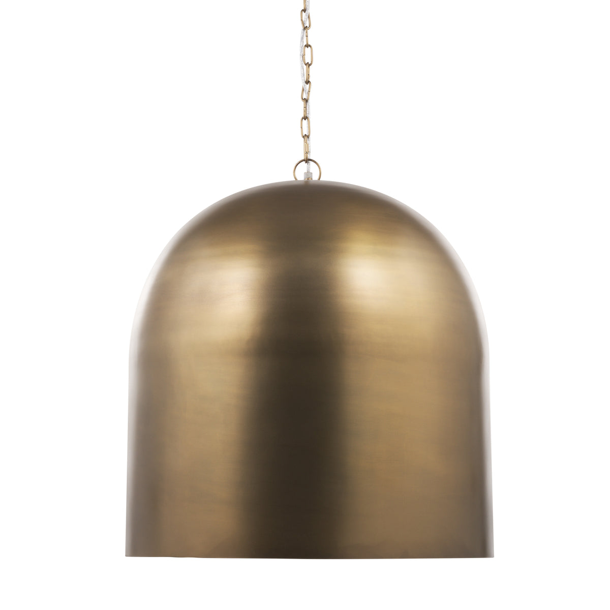 Sanne Antiqued Gold Metal w/ Silver Foil Large Pendant Light — a Mercana pendant light at Laurie Yapp Home.