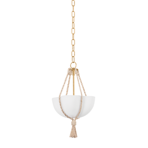 Amberley Pendant 12" — a Hudson Valley pendant for kitchens, entries, and dining rooms at Laurie Yapp Home.