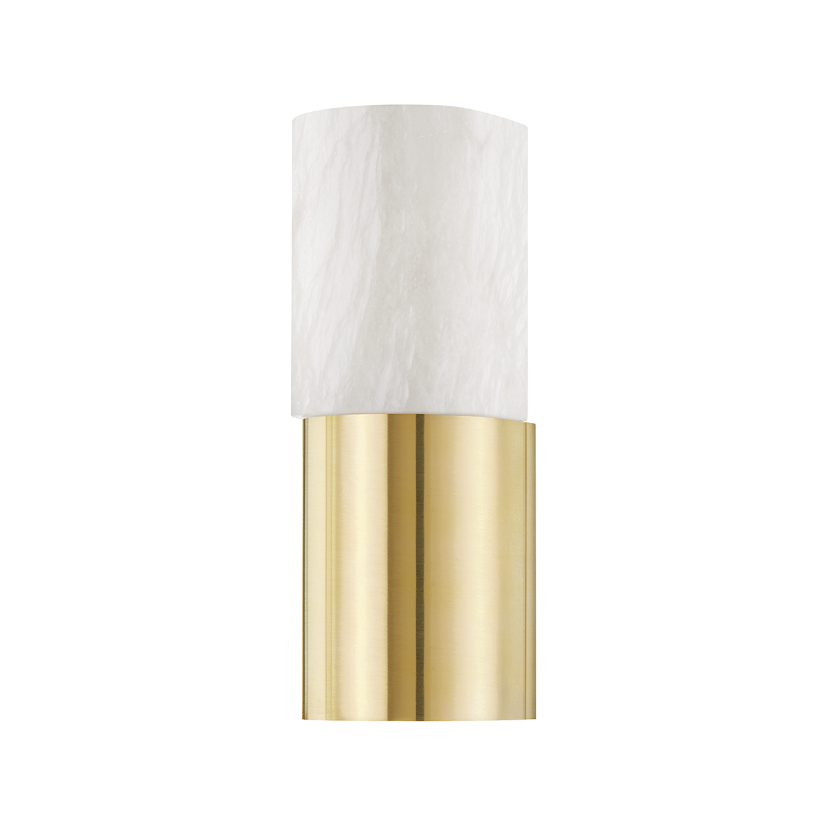 Crown Heights Wall Sconce in aged brass — a Hudson Valley wall sconce for bathrooms, hallways, and living rooms at Laurie Yapp Home.