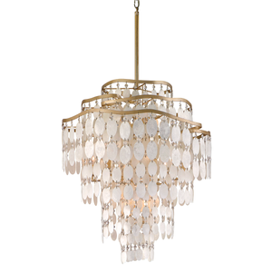 Dolce Chandelier 24" — a Corbett chandelier for dining rooms, entries, and living rooms at Laurie Yapp Home.