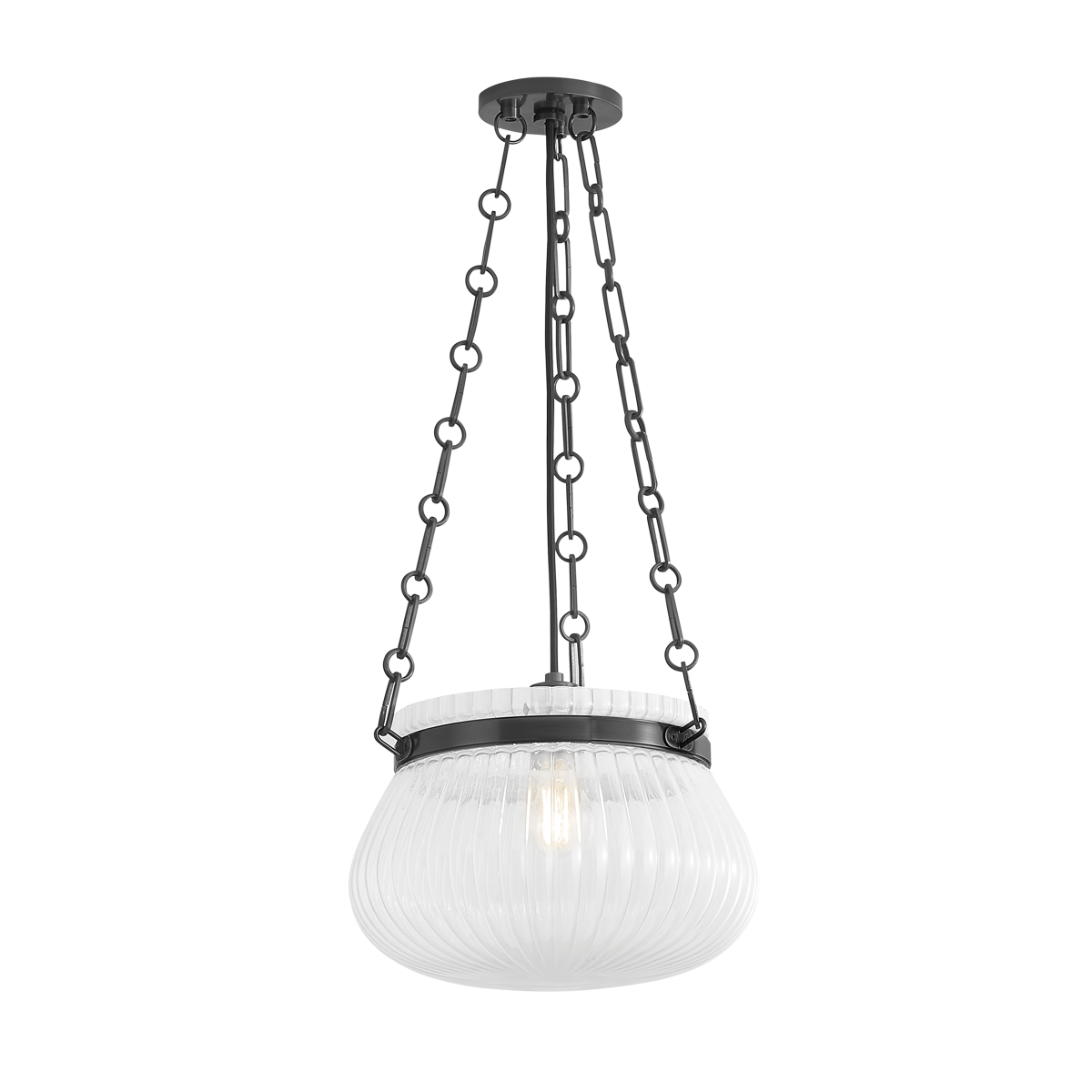 Granby Pendant 13" in aged brass — a Hudson Valley pendant for kitchens, entries, and dining rooms at Laurie Yapp Home.