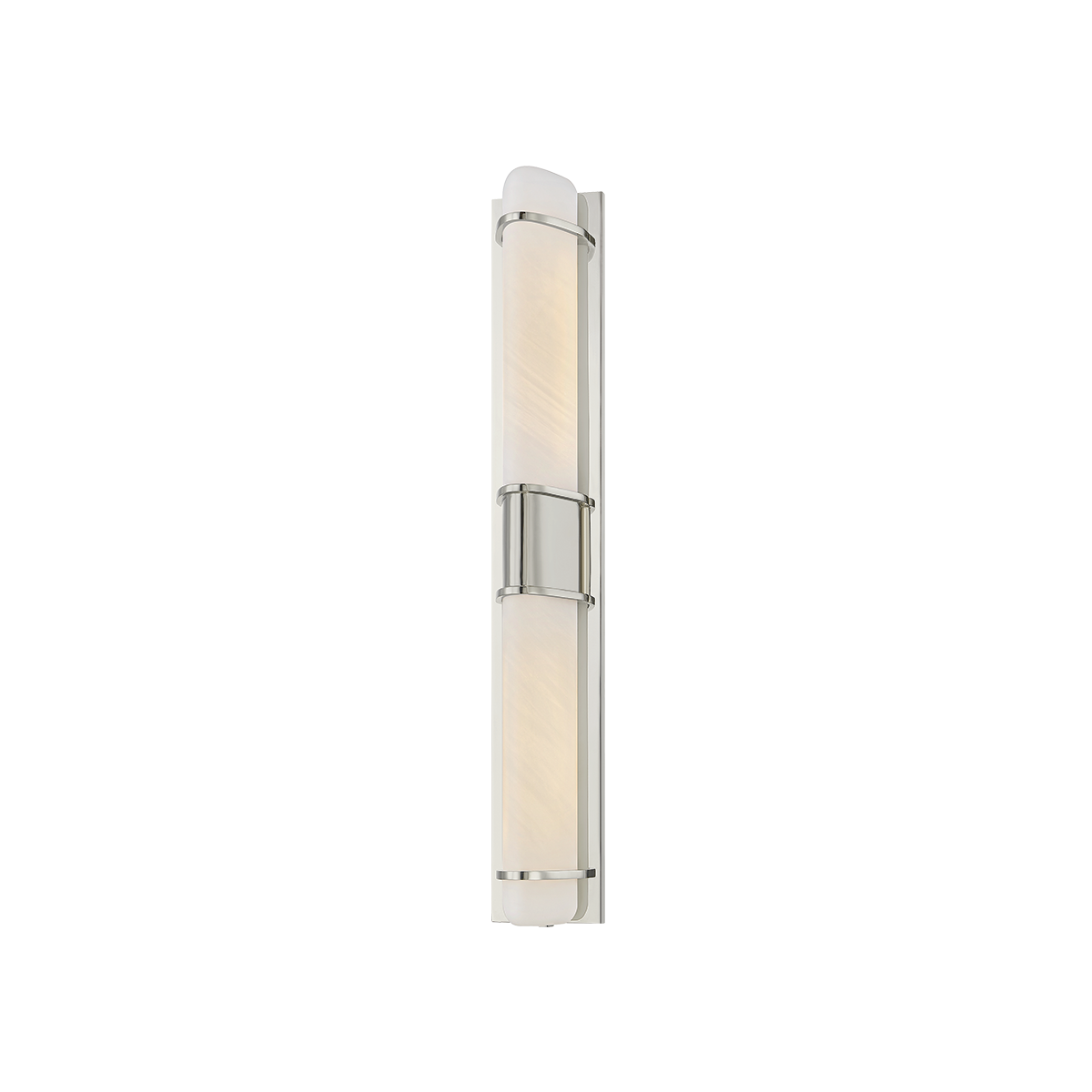 Tottenville Wall Sconce 4.25" x 27" in aged brass — a Hudson Valley wall sconce for bathrooms, hallways, and living rooms at Laurie Yapp Home.