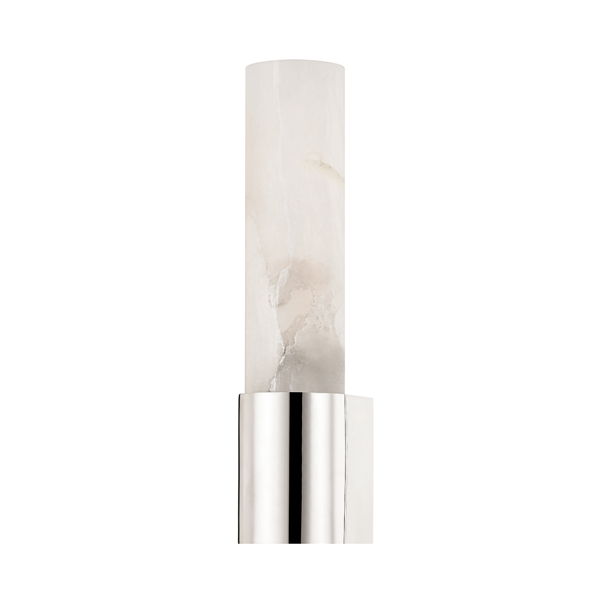 Ellington Bath And Vanity 3.25" x 14" in polished nickel shown from a second angle to highlight the arm spread and shade silhouette.