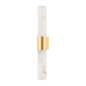 Ellington Bath And Vanity 3.25" x 24" in aged brass — a Hudson Valley bath and vanity for bathrooms and powder rooms at Laurie Yapp Home.