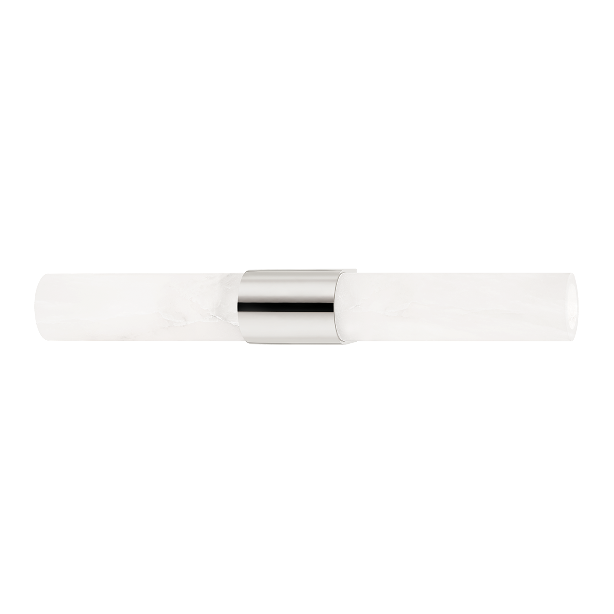 Ellington Bath And Vanity 3.25" x 24" in polished nickel shown from a second angle to highlight the arm spread and shade silhouette.