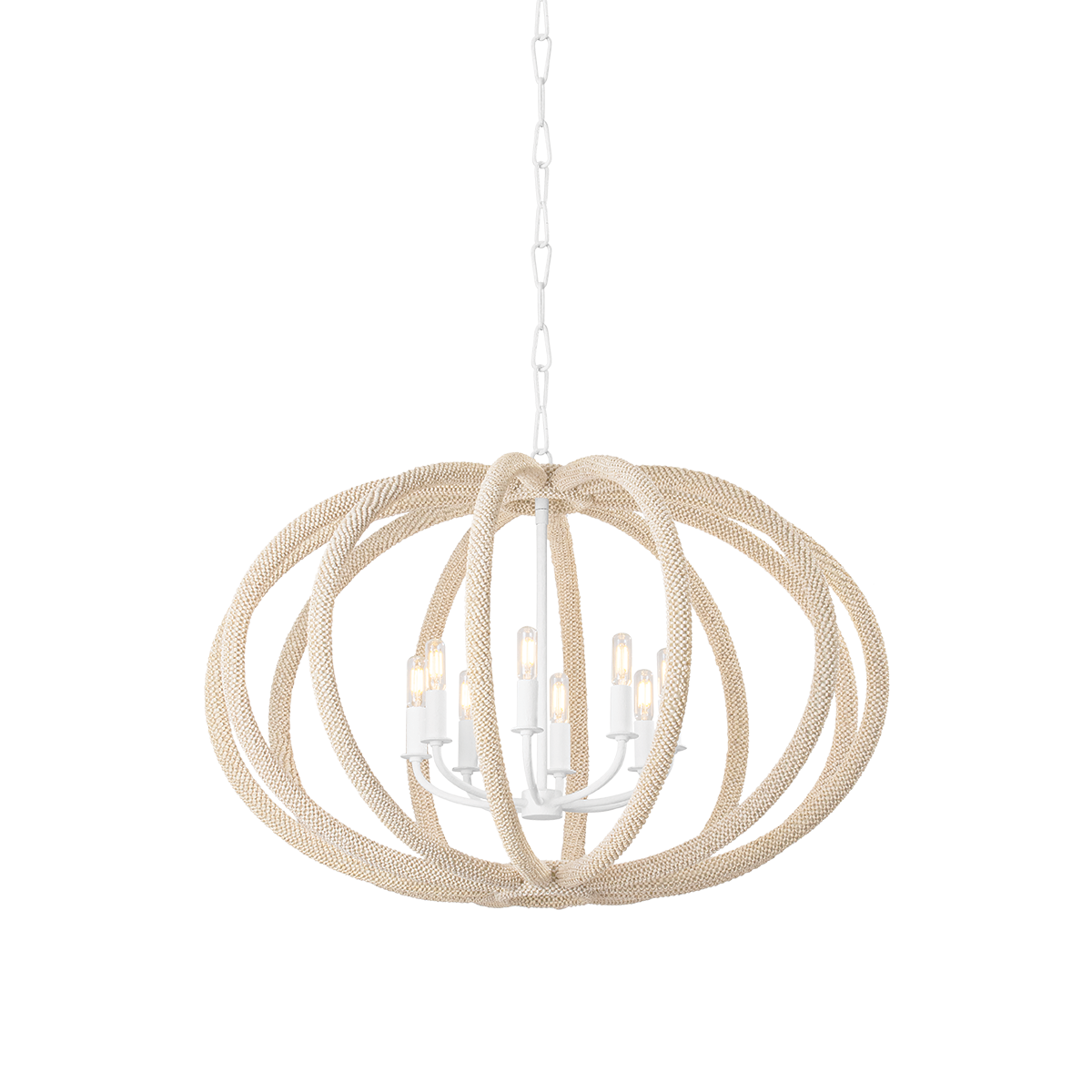 Lewiston Chandelier 34" — a Hudson Valley chandelier for dining rooms, entries, and living rooms at Laurie Yapp Home.