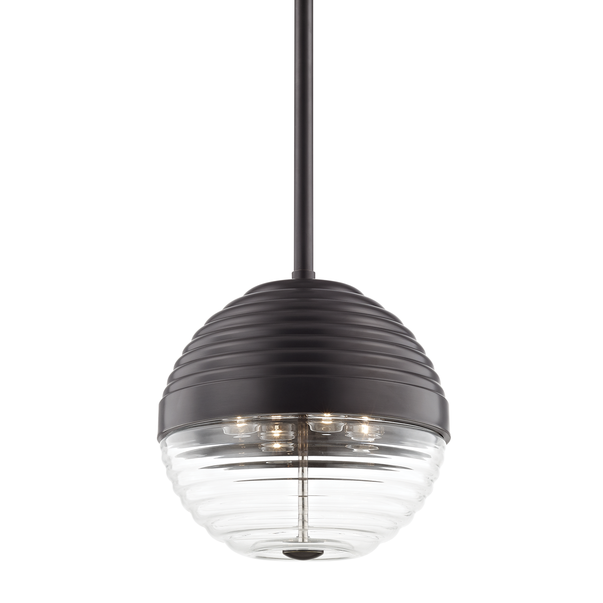 Easton Pendant 14" in aged brass — a Hudson Valley pendant for kitchens, entries, and dining rooms at Laurie Yapp Home.