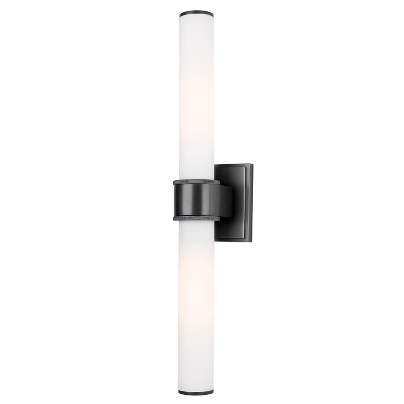 Mill Valley Bath And Vanity 4.5" x 20" in aged brass — a Hudson Valley wall sconce for bathrooms, hallways, and living rooms at Laurie Yapp Home.
