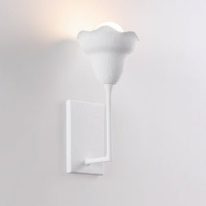 Alora Wall Sconce shown from the front to reveal the arm curve and shade silhouette.