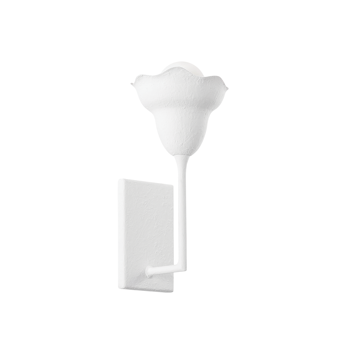 Alora Wall Sconce shown from a second angle to highlight the arm curve and shade silhouette.