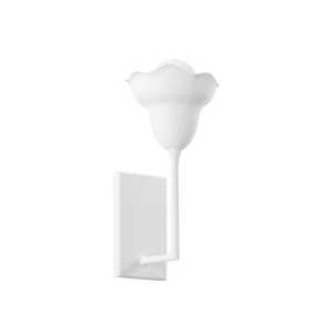 Alora Wall Sconce shown from a second angle to highlight the arm curve and shade silhouette.