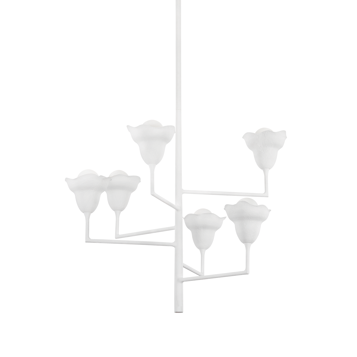 Alora Chandelier 32" shown from a second angle to highlight the frame, arms, and shade detail.