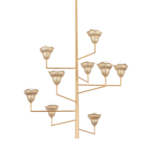 Alora Chandelier 44" — a Hudson Valley chandelier for dining rooms, entries, and living rooms at Laurie Yapp Home.