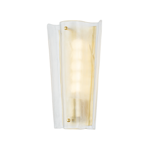 Baxford Wall Sconce in aged brass — a Hudson Valley wall sconce for bathrooms, hallways, and living rooms at Laurie Yapp Home.