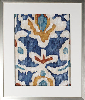 Ocean Ikat I wall art