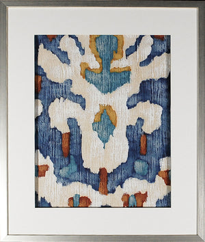 Ocean Ikat IV wall art