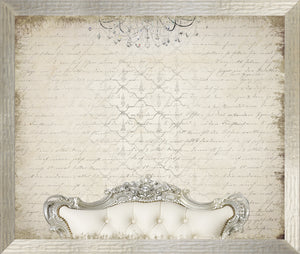 Scripted Luxury framed art print