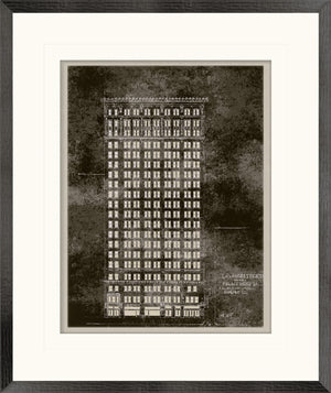 Erlanger Theatre — architecture and travel fine art print in neutral tones at Laurie Yapp Home
