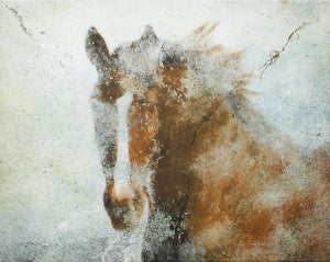 Andalusian & Chestnut Fresco Pair Bundle — abstract fine art print shown from another angle