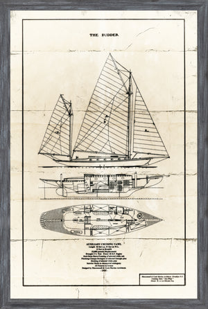 Cruising Yawl — still life fine art print in neutral tones at Laurie Yapp Home