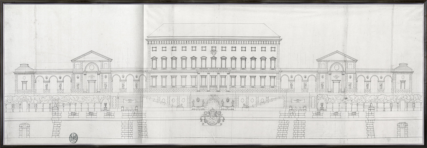 Palace Of The Prince-Bishop III — architecture and travel fine art print in neutral tones at Laurie Yapp Home
