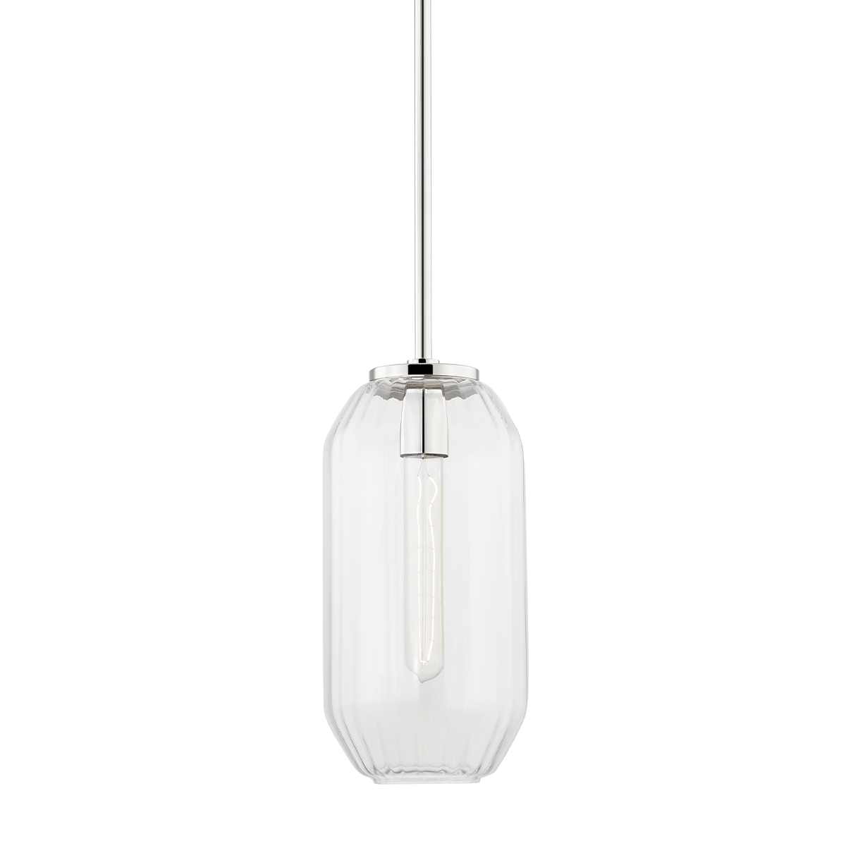 Bennett Pendant 7.5" in aged brass — a Hudson Valley pendant for kitchens, entries, and dining rooms at Laurie Yapp Home.