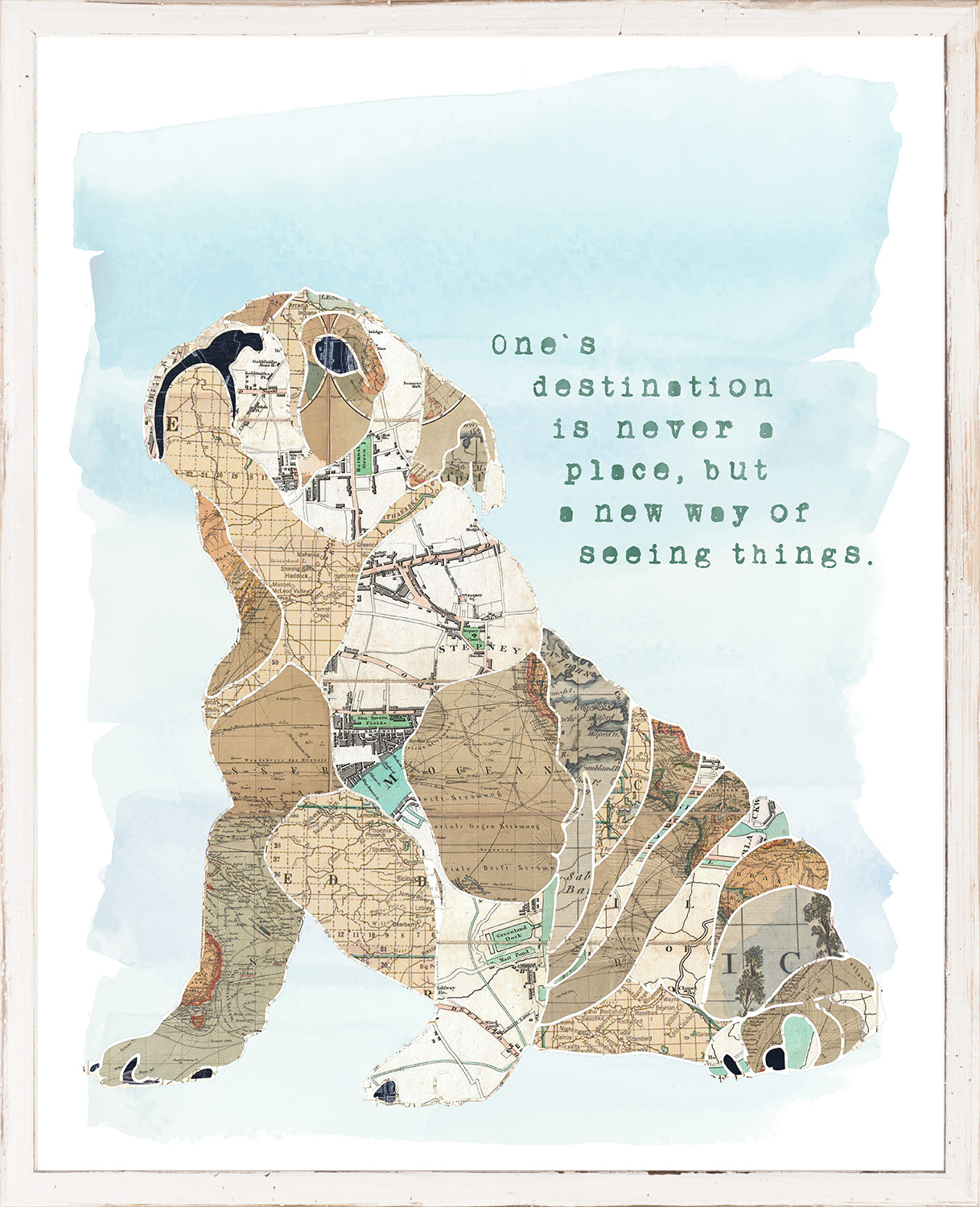 Travelling Dogs Quartet Bundle — architecture and travel fine art print shown from another angle