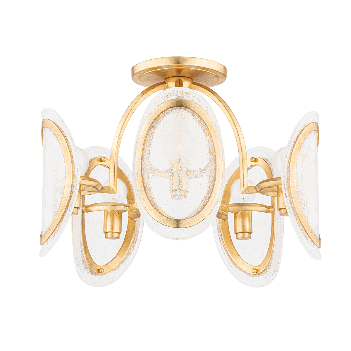 Danes Semi Flush — a Hudson Valley semi flush for hallways, bedrooms, and entryways at Laurie Yapp Home.